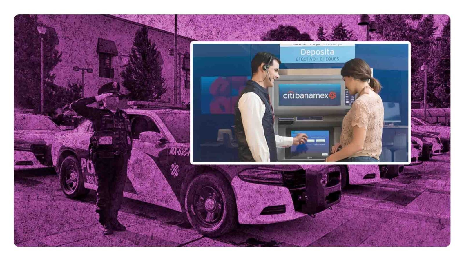 Así puedes solicitar acompañamiento policial para ir al banco