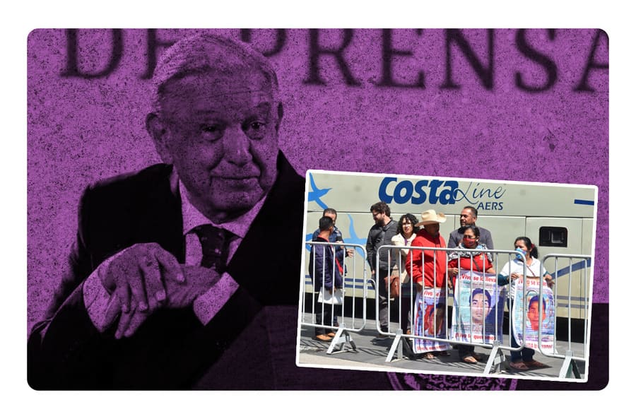 AMLO se reune con padres de Ayotzinapa