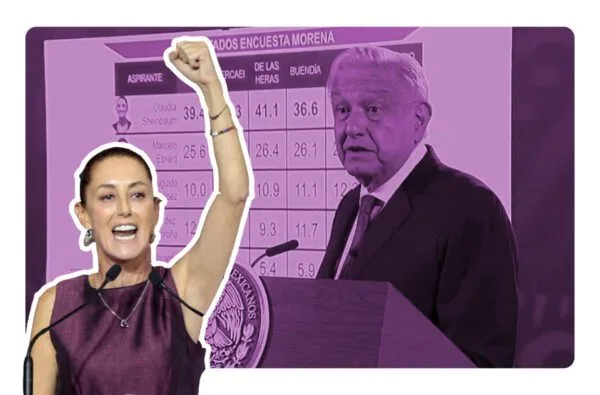 Claudia Sheinbum gana encuesta de Morena
