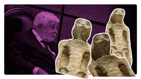 Jaime Maussan presenta cuerpos no humanos en la cámara de diputados