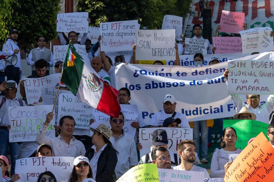 Por dónde pasará la marcha de hoy del poder judicial en la cdmx