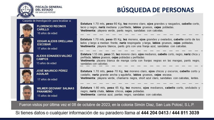desaparecen cinco migrantes en san luis potosi