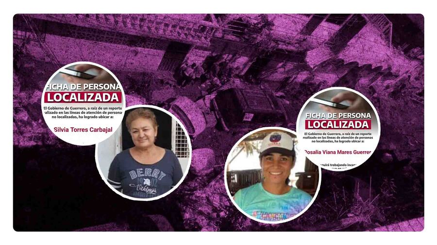 Lista de personas localizadas en Acapulco, Guerrero