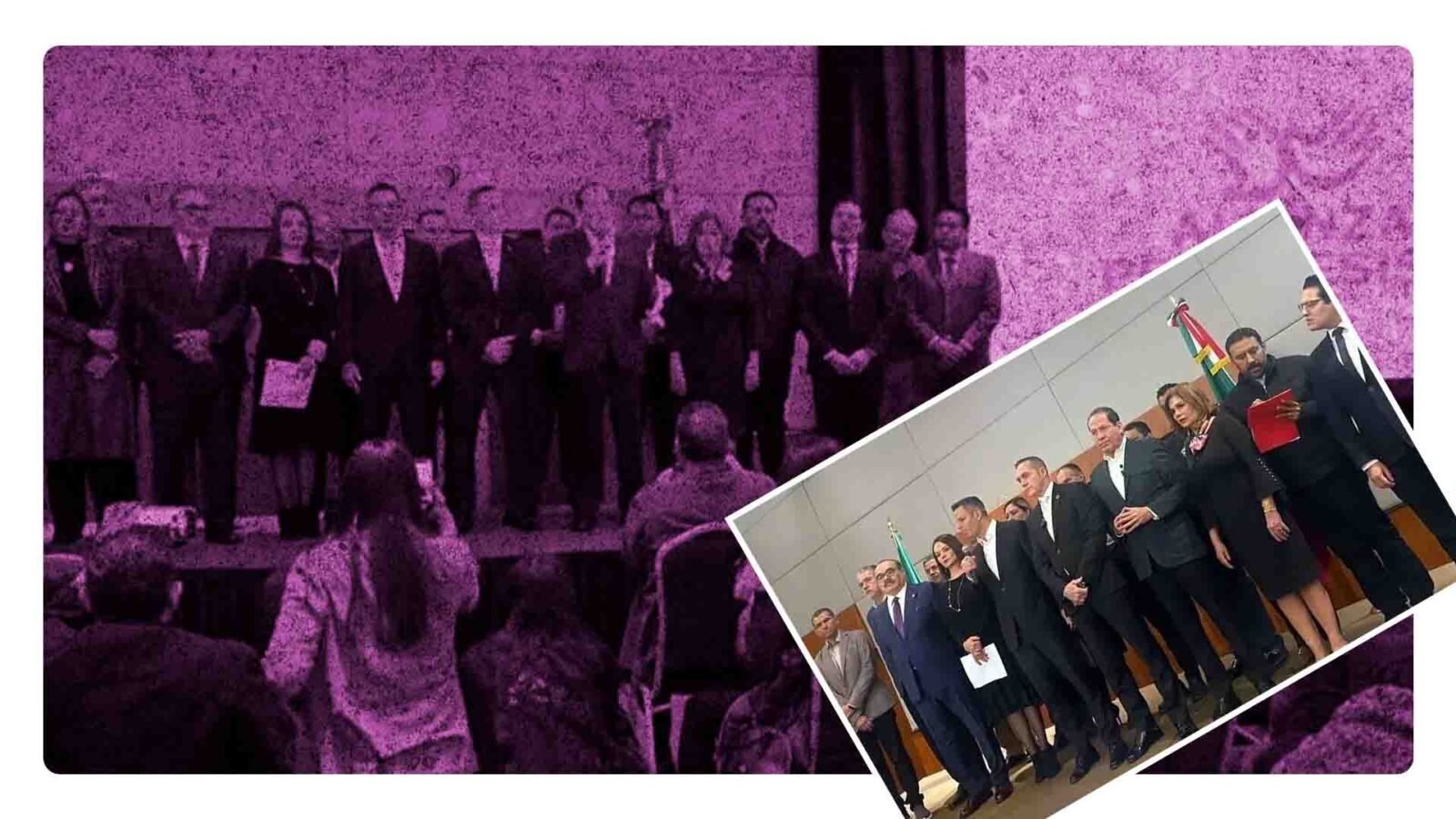 Adrián Rubalcava, Alejandr o Murat y Eruviel Ávila presntan la Alianza Progresista