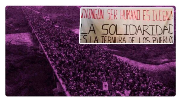La caravana migrante más grande pasa por México