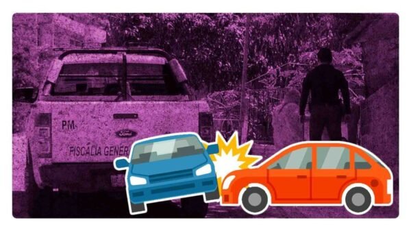 agente ministerial causa choque en la calle rio de janeriro en chihuahua