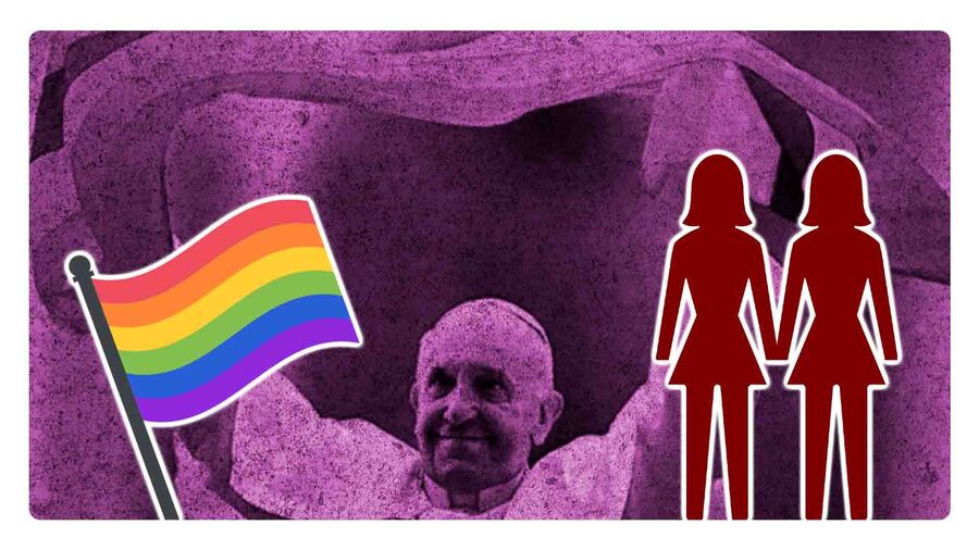 papa francisco aprueba bendecir a parejas del mismo sexo pero no su matrimonio