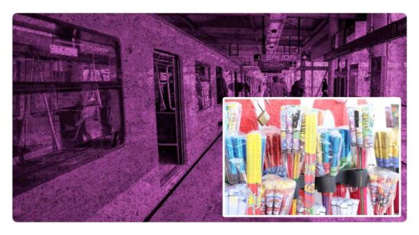 prohiben llevaar pirotecnia en el metro de la cdmx