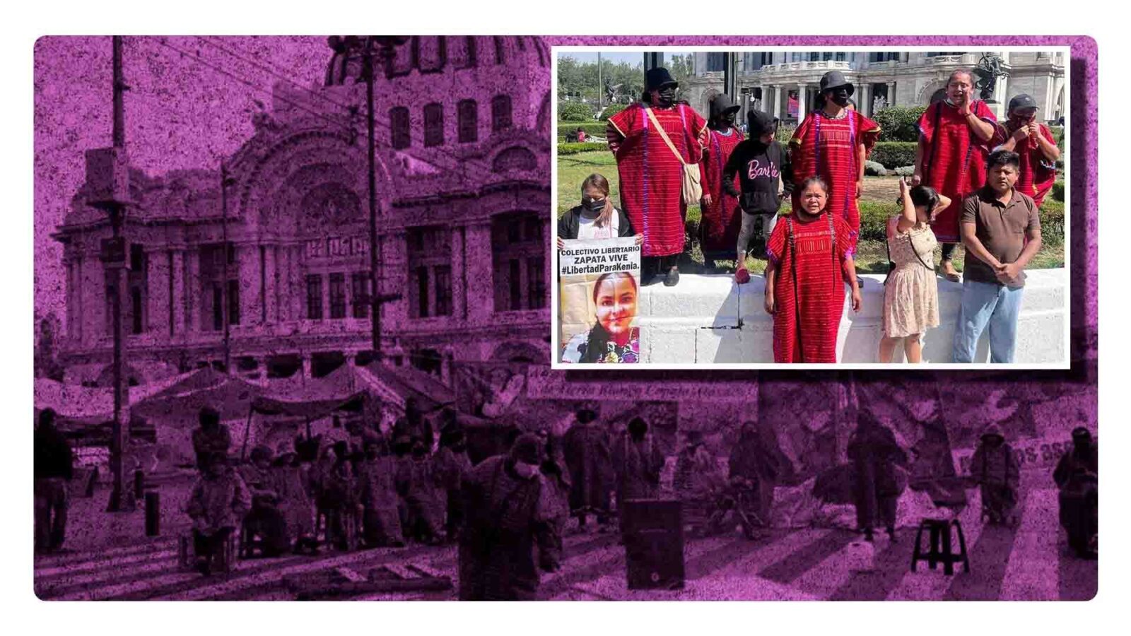 Indígena triquis de Tierra Blanca, Copala, cumplen tres años desplazados