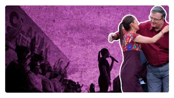 Ebrard acompaña a Sheinbaum en su cierre de precampaña