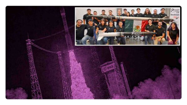 Lanzamiento de cohete a la Luna por la UNAM