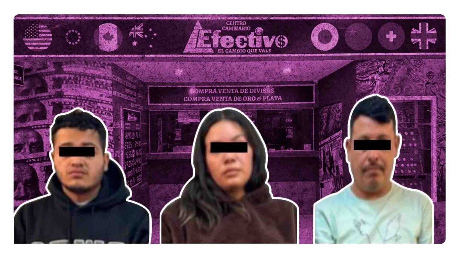 Estafas en las casas de cambio el AICM