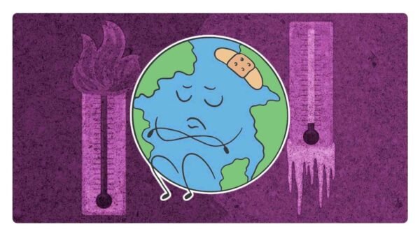 calentamiento global y frente frío