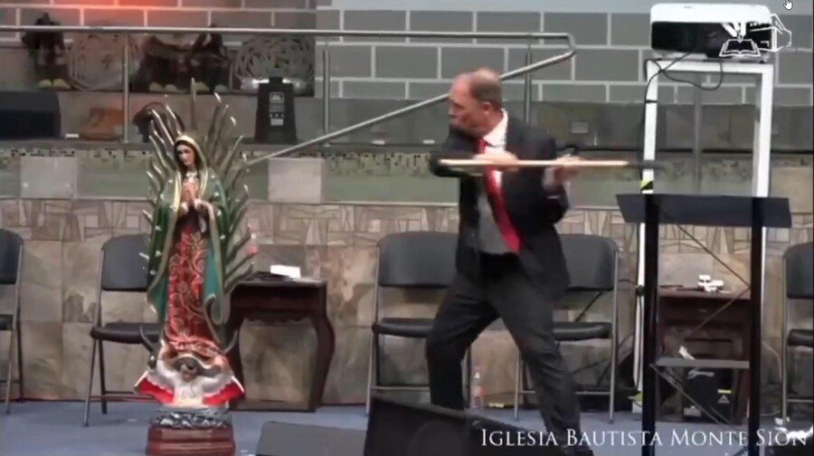 rompen virgen de guadalupe en tamaulipas
