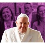 Sheinbaum y Xóchitl se reúnen con el Papa Francisco en Santa Marta.
