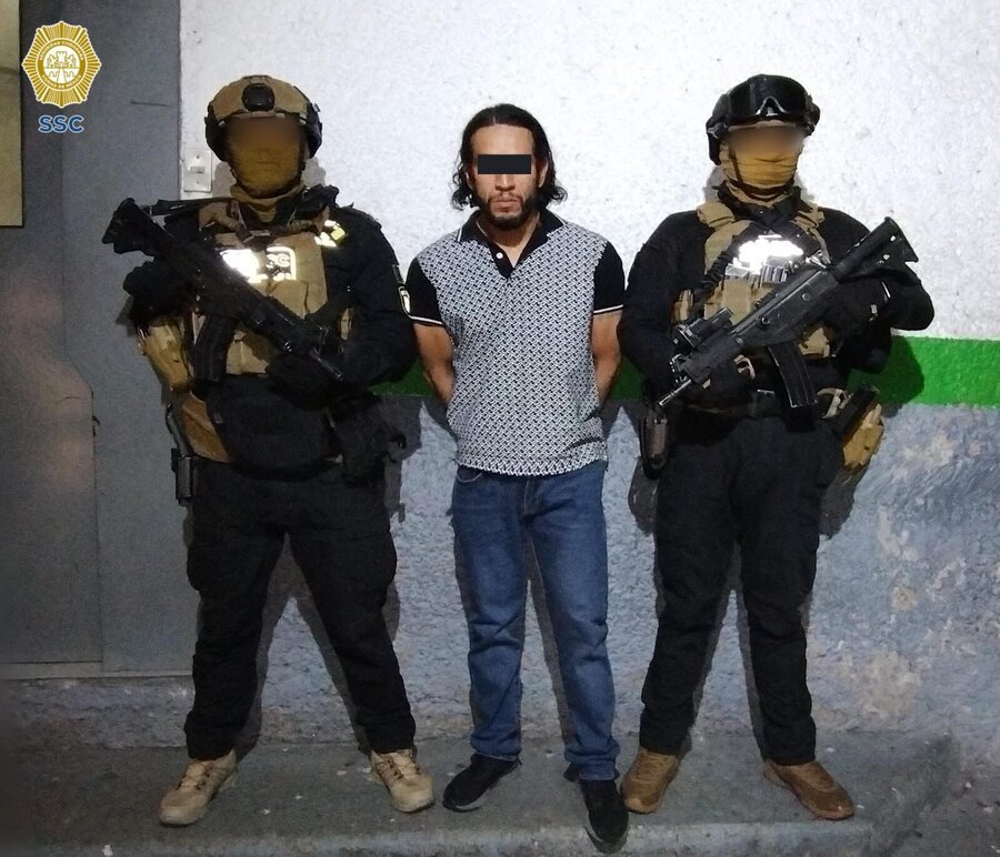 Elementos de la SSC detienen a "El Chori" en Tlalpan, presunto líder de la Unión Tepito