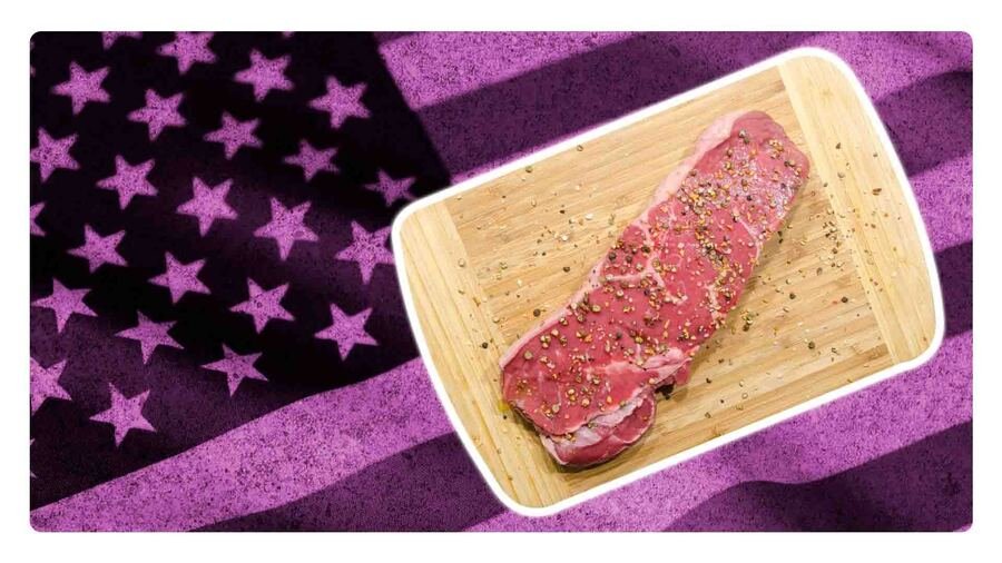 carne con etiqueta product of usa