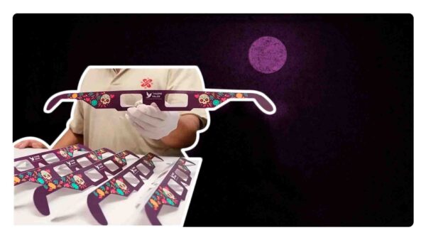 Personas privadas de su libertad fabrican visores para ver el eclipse del 8 de abril