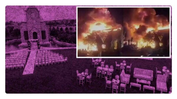 Incendio en medio de una boda en una hacienda de San Miguel de Allende