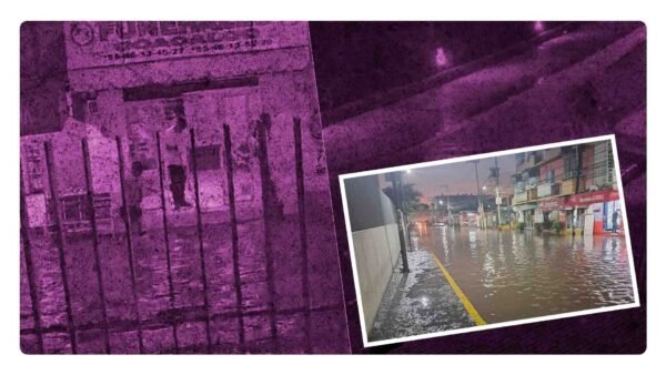 se registro una fuga de agua en tultitlan