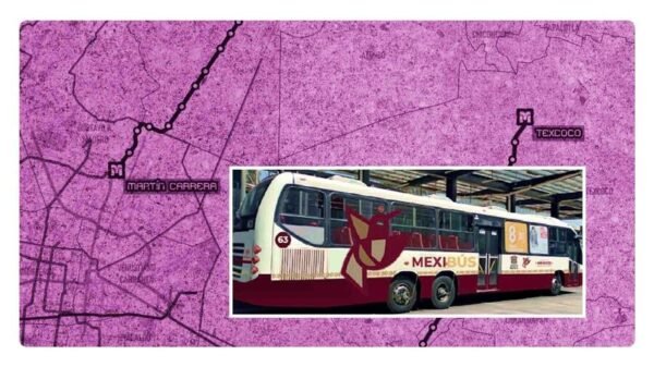 ruta del metromex que conecta con el metro de la cdmx