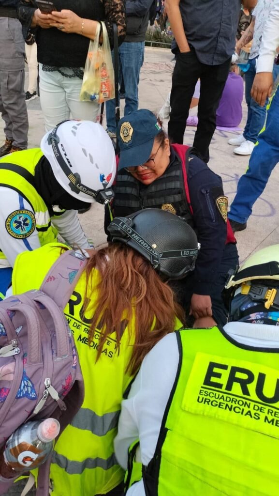detienen a motociclista que golpeó a mujeres en la marcha del 8 de marzo