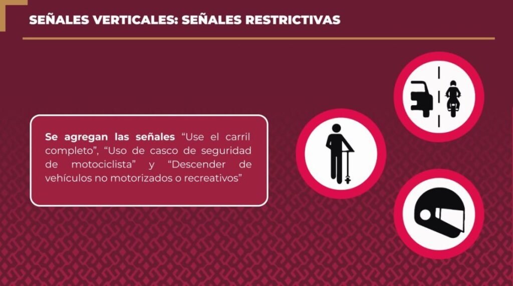 nuevos señalamientos viales, ¿cuales son?