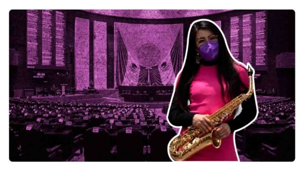 saxofonista se propone como diputada de morena