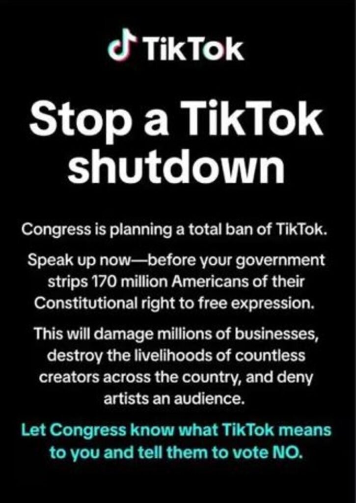 tiktok prohibido en estados unidos