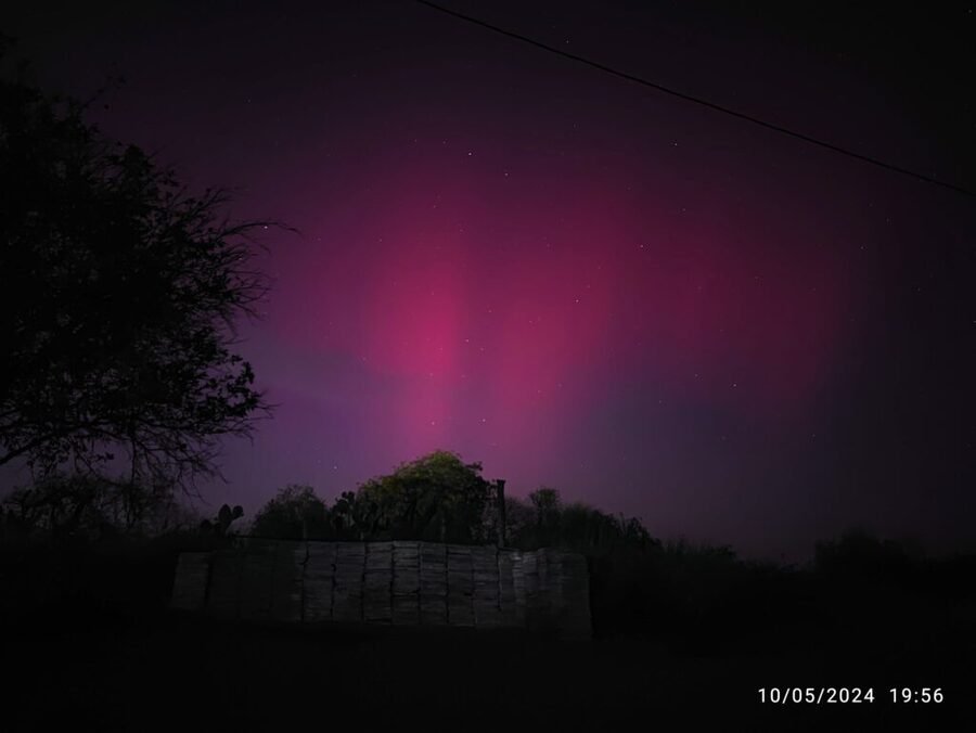 que es la tomenta solar que ocasiona auroras boreales