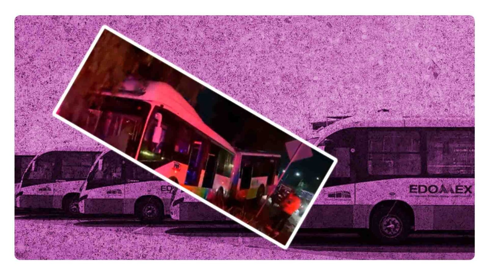 Unidad del Mexibús sufre volcadura en Ecatepec; se reportan 7 personas lesionadas