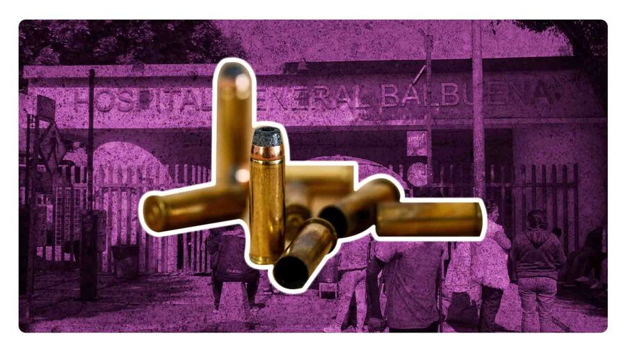 balacera afuera de hospital balbuena