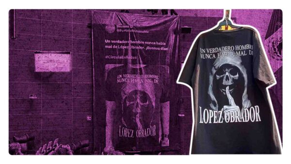 ¿Que significa la playera de la muerte a favor de AMLO?