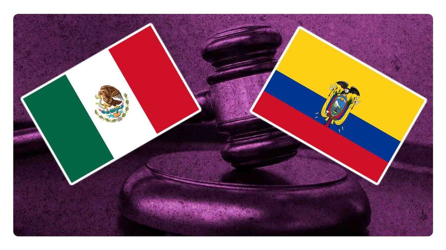 ecuador demanda a méxico ante la Corte Interamericana de Justicia