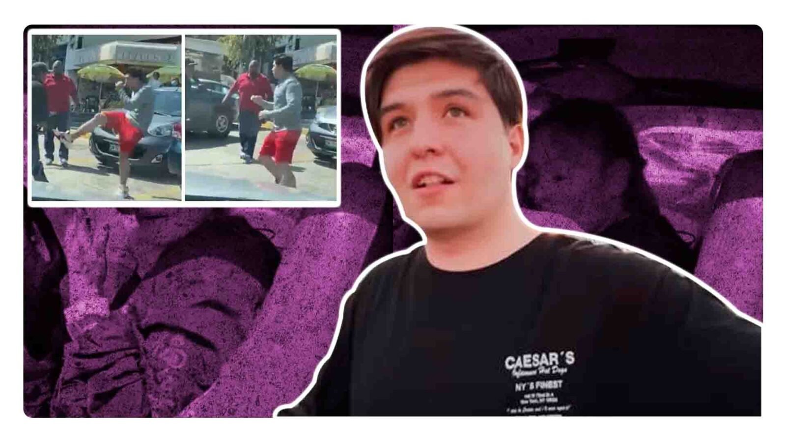 El influencer Fofo Márquez agrede a una señora por chocar su coche