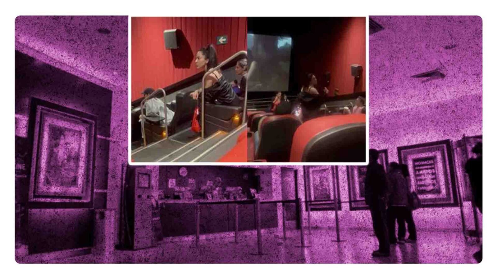 Causa indignación una mujer llamada Ariana Zambrano apodada "Lady Cinemex" en una sala de cine donde insultó y agredió a los usuarios