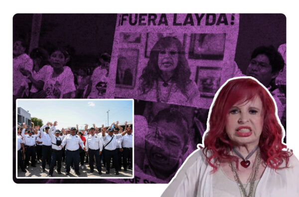 Layda Sansores destituye policias que marcharon en su contra