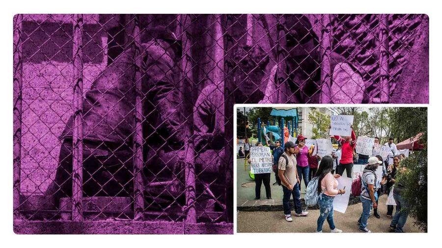 manifestacion y bloqueo en insurgentes y xola por agua contaminada