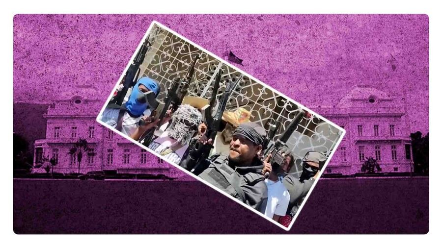 atacan el palacio nacional del haití