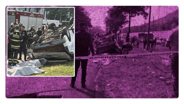 Accidente en la Calzado Ignacio Zaragoza deja 2 muertos y varios heridos