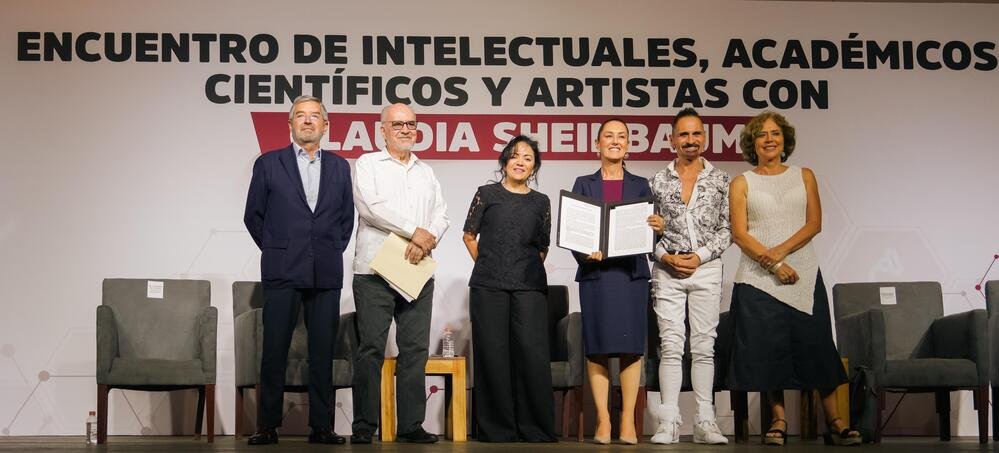 CLaudia Sheinbaum agradece apoyo de intelectuales, académicos y artistas