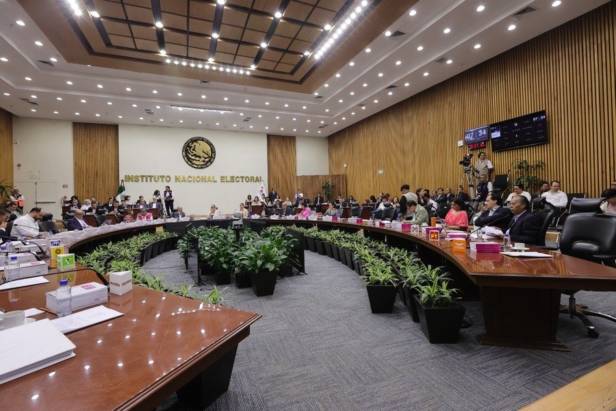 Consejo General del INE rechaza el mapa de riesgo que presentó la oposición