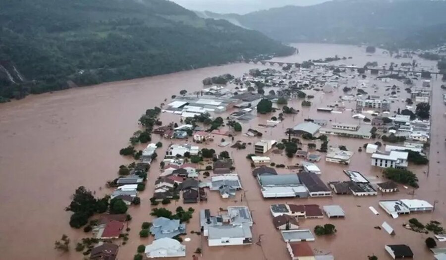 Números oficiales de afectaciones por inundaciones en Brasil