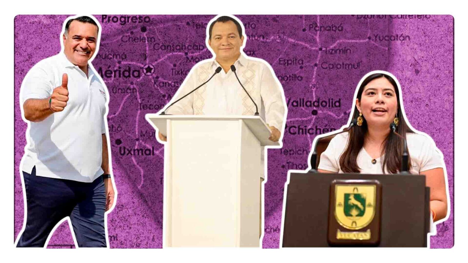 ¿Quiénes son los candidatos a la gubernatura de Yucatán?