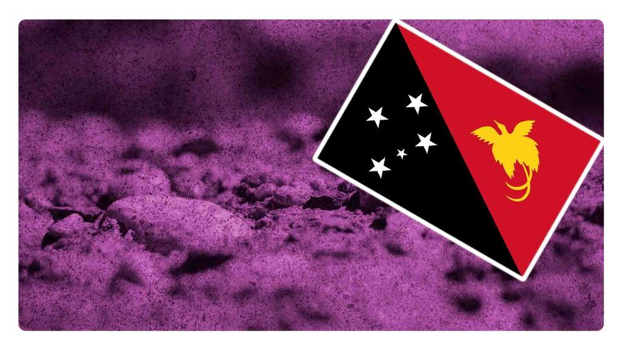 papua nueva guinea personas sepultadas bajo tierra