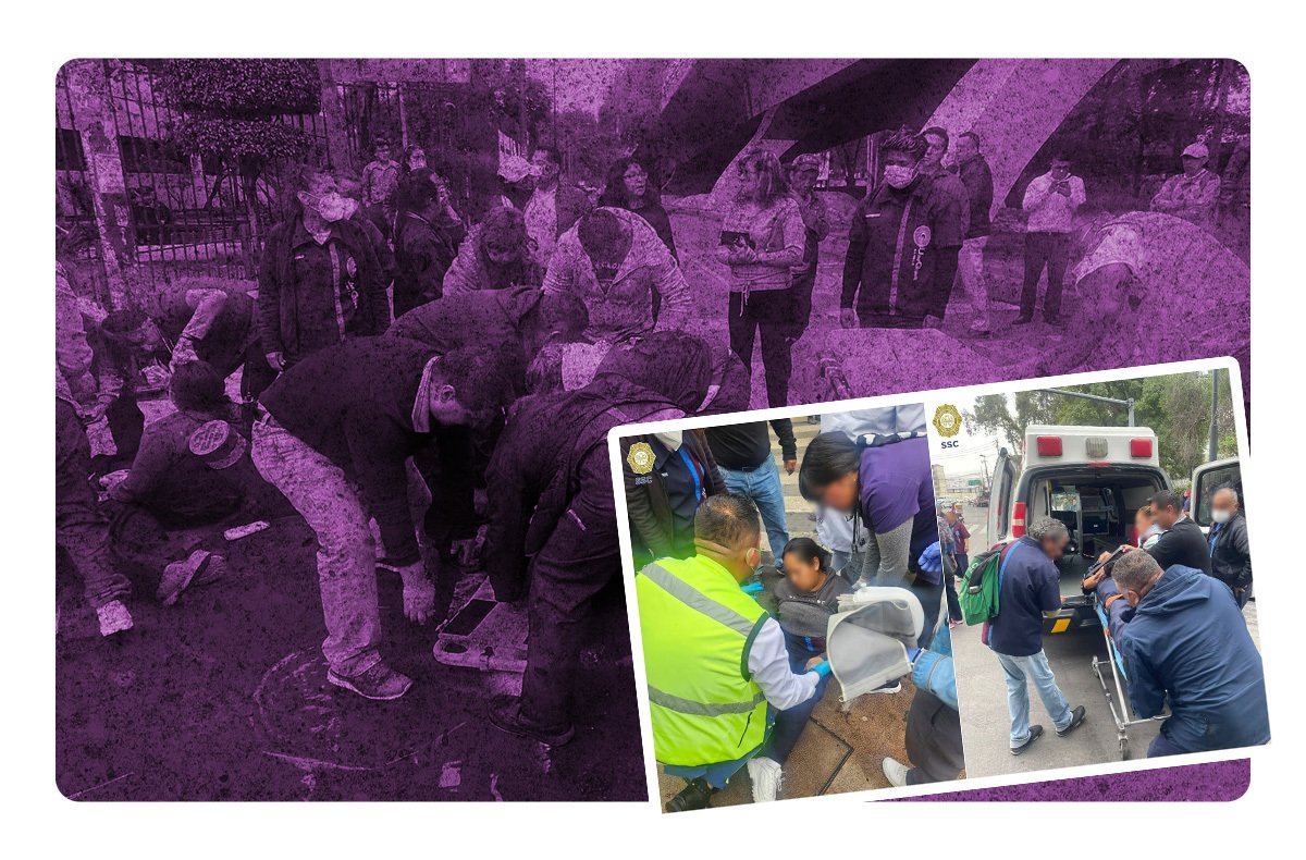 Estado de salud de las seis personas atropelladas durante manifestación en Azcapotzalco