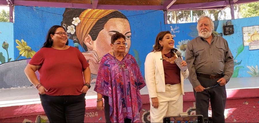 Clara Brugada Molina emitió su voto en su casilla electoral en la alcaldía Iztapalapa