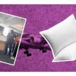 truco de poner equipaje extra en funda de almohada