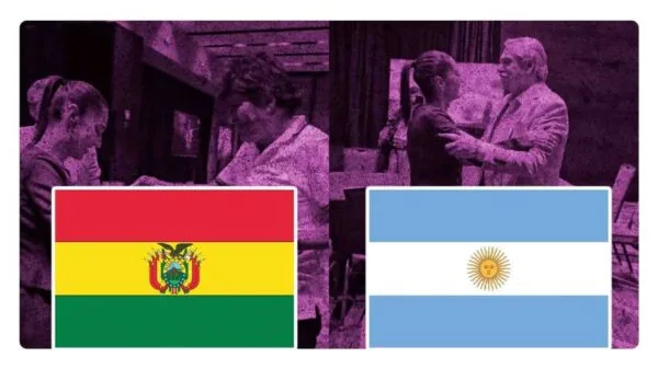 ex presidentes evo morales y alberto fernandez visitan a claudia sheinbaum