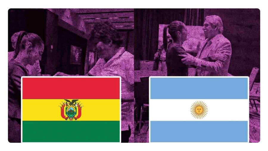 ex presidentes evo morales y alberto fernandez visitan a claudia sheinbaum